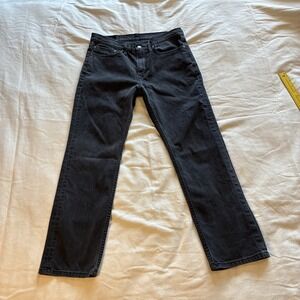 Levi's Men's Jeans 514 34 X 30 Black Straight Streamlined Fit